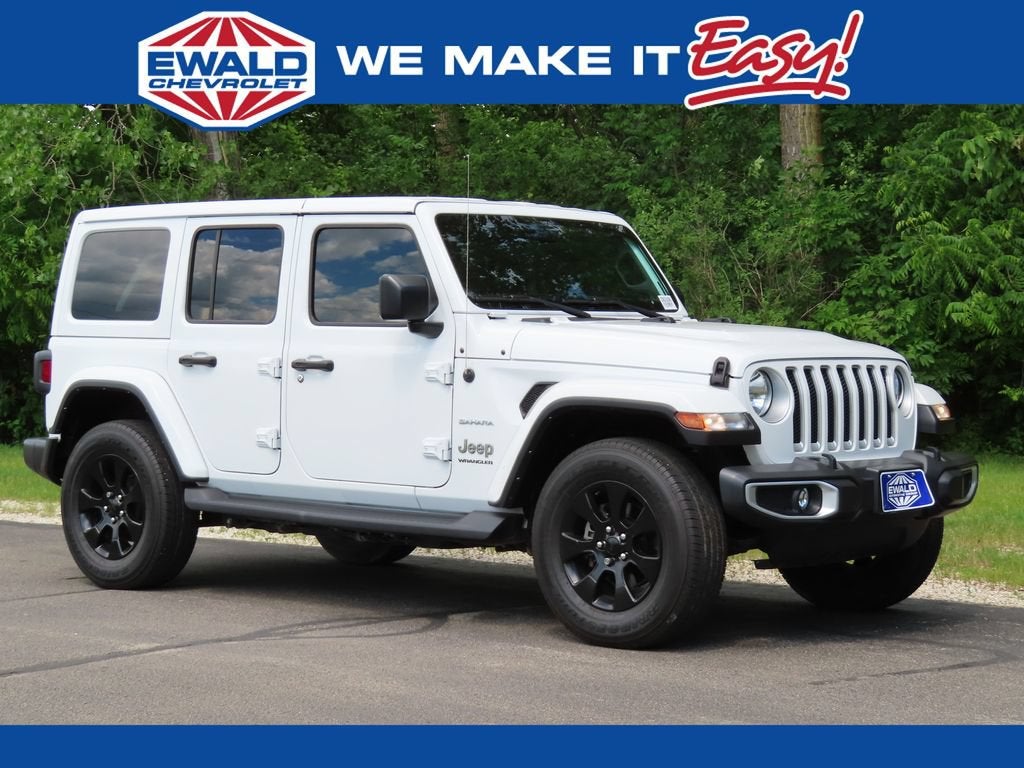 2023 Jeep Wrangler Sahara in Other — front three-quarter view