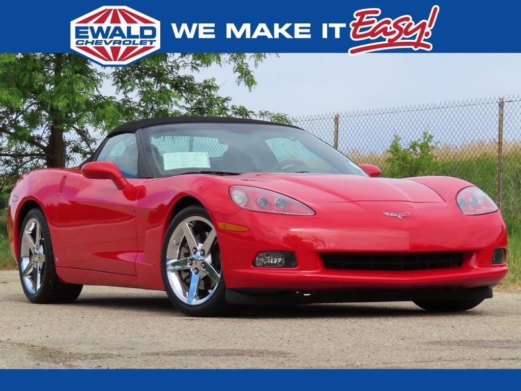 2007 Chevrolet Corvette NA in Victory Red — front three-quarter view