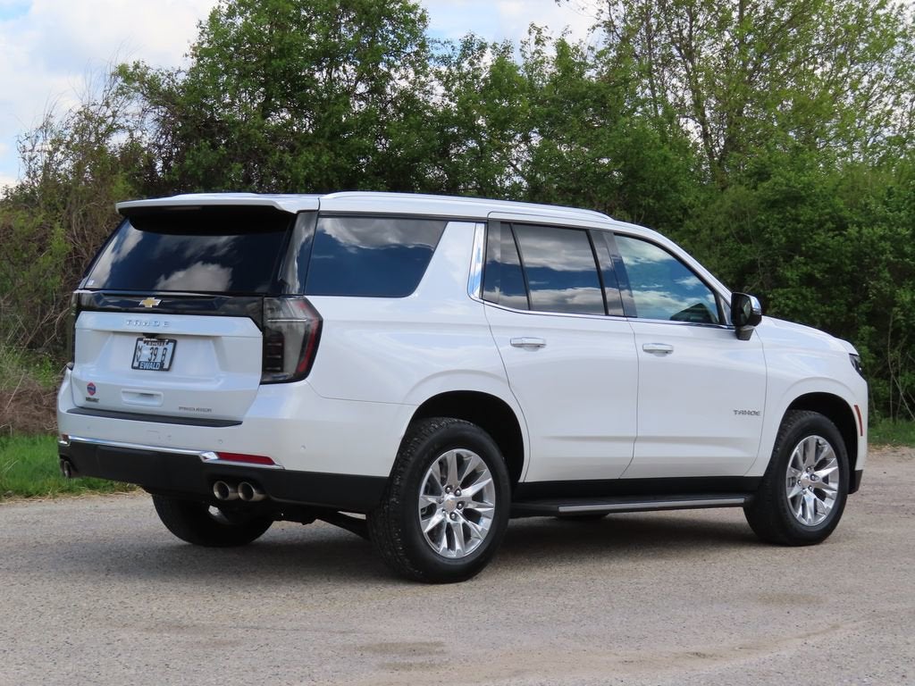 2025 Chevrolet Tahoe — rear three-quarter view