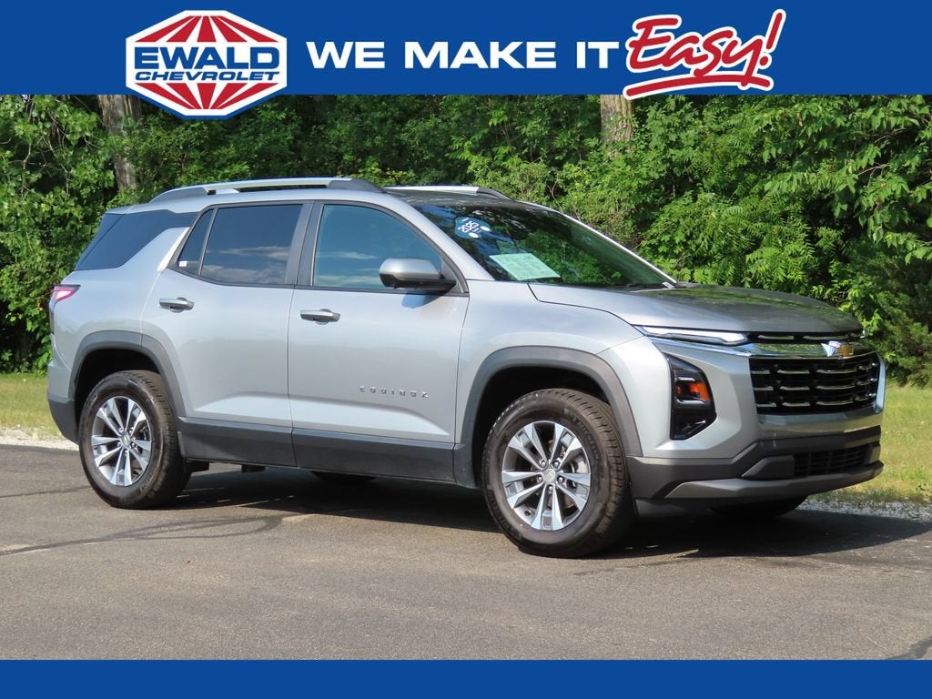2025 Chevrolet Equinox LT in Sterling Gray Metallic — front three-quarter view