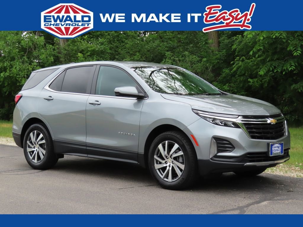 2024 Chevrolet Equinox LT in Sterling Gray Metallic — front three-quarter view