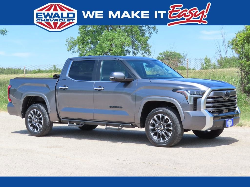 2024 Toyota Tundra Limited in Gray — front three-quarter view