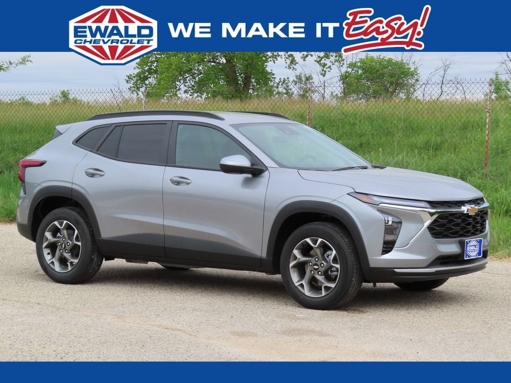 2026 Chevrolet Trax LT in Sterling Gray Metallic — front three-quarter view