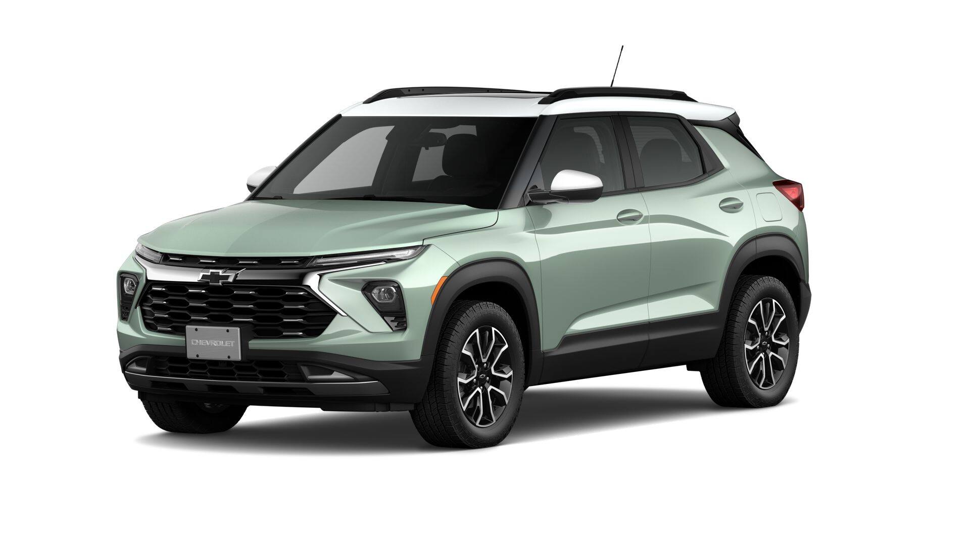 2026 Chevrolet Trailblazer ACTIV in Cacti Green — front three-quarter view
